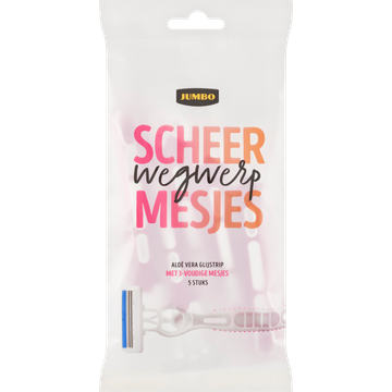 Jumbo Wegwerp Scheermesjes 5 Stuks | Flickmyhouse
