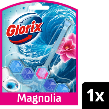 Glorix Actief Blauw Water Toiletblok Magnolia 1 stuk bij Jumbo | Flickmyhouse
