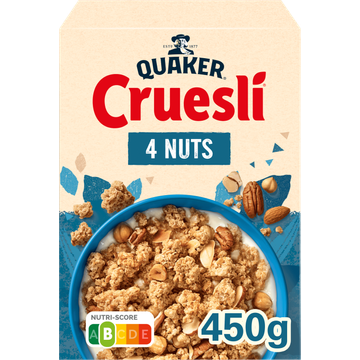 Quaker Cruesli 4 Noten Ontbijtgranen 450 gr bij Jumbo | Flickmyhouse