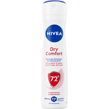 NIVEA Dry Comfort AntiTranspirant Spray 150ml Deodorant Alcoholvrij 72 uur bescherming bij Jumbo | Flickmyhouse