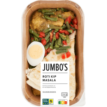 Jumbo's Verse Maaltijd Roti Kip Masala 450 g | Flickmyhouse