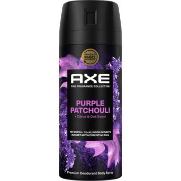 AXE Fine Fragrance Collection Premium Deodorant Bodyspray Purple Patchouli 150 ml bij Jumbo | Flickmyhouse