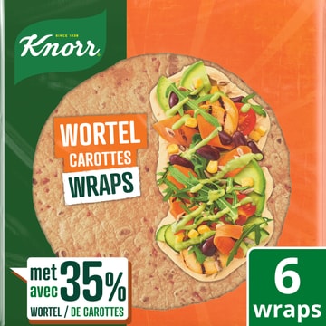 Knorr Wraps Wortel 6 stuks bij Jumbo | Flickmyhouse