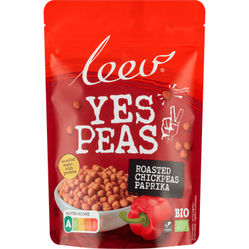 Leev bio YES PEAS! paprika 90g bij Jumbo | Flickmyhouse
