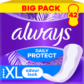 Always Daily Protect Extra Long Odour Block technologie Inlegkruisjes x42 bij Jumbo | Flickmyhouse
