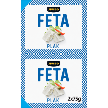 Jumbo Feta Kaas Plakken 2 x 75 g | Flickmyhouse