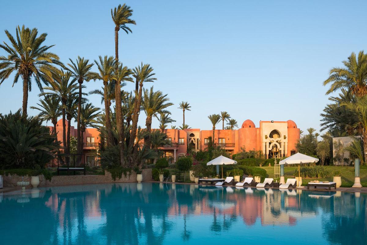 LiggingRiad Palais Mehdi ligt idyllisch in de Palmeraie