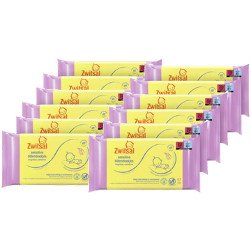 Zwitsal Billendoekjes Sensitive 12 x 57 Stuks bij Jumbo | Flickmyhouse