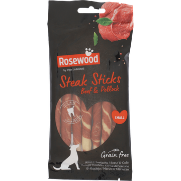 Rosewood Steak Sticks Rund S 90g bij Jumbo | Flickmyhouse