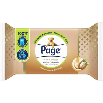 Page Vochtig Toiletpapier Shea Butter 38 Stuks bij Jumbo | Flickmyhouse