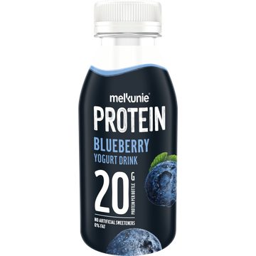 Melkunie Protein Blueberry Yogurt Drink 330 ml bij Jumbo | Flickmyhouse