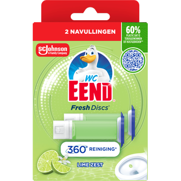 WC Eend Fresh Discs Lime Zest 2 Navullingen bij Jumbo | Flickmyhouse