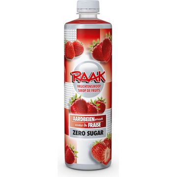 RAAK Vruchtensiroop Aardbei Zero Sugar 0