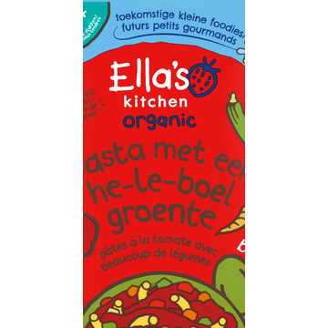 Ella's Kitchen Pasta met een heleboel groente 8+ biologisch 190 g bij Jumbo | Flickmyhouse