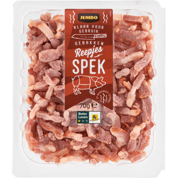 Jumbo Gebakken Reepjes Spek 70 g | Flickmyhouse