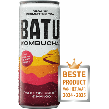 Batu Kombucha Passionfruit & Mango 250ML bij Jumbo | Flickmyhouse