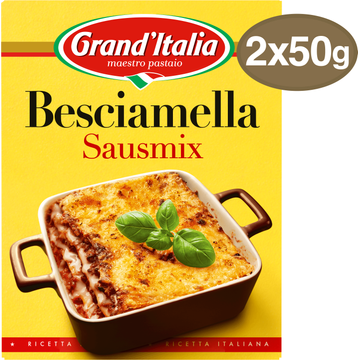 Grand'Italia Besciamella Sausmix voor lasagne 2 x 50 g bij Jumbo | Flickmyhouse