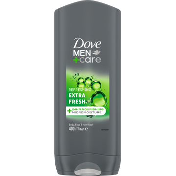 Dove Men+Care 3in1 Douchegel Extra Fresh 400 ml bij Jumbo | Flickmyhouse