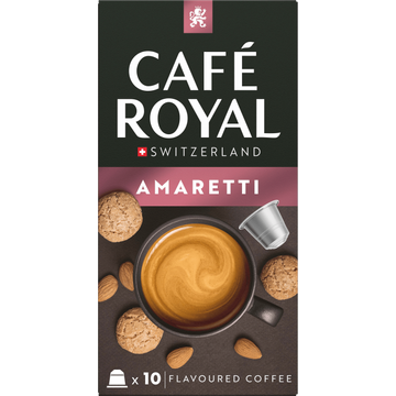 Cafe Royal Amaretti Flavoured Coffee 10 Capsules 50 g bij Jumbo | Flickmyhouse