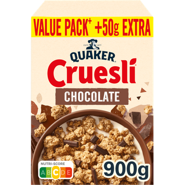Quaker Cruesli Chocolade Ontbijtgranen Voordeelverpakking 900 gr bij Jumbo | Flickmyhouse