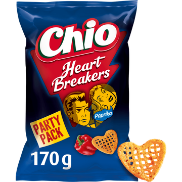 Chio Heartbreakers Paprika Party Pack 170 g bij Jumbo | Flickmyhouse