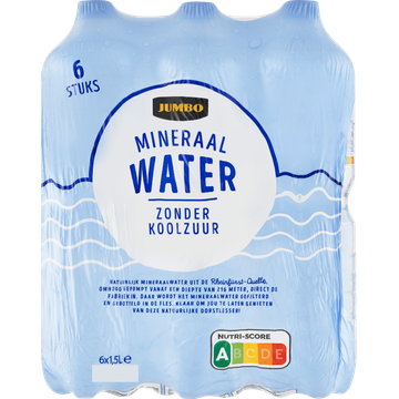 Jumbo Mineraalwater Zonder Koolzuur Fles 6 x 1