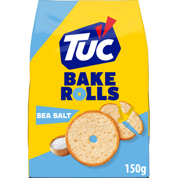 TUC Bake Rolls Crackers Salt 150g bij Jumbo | Flickmyhouse