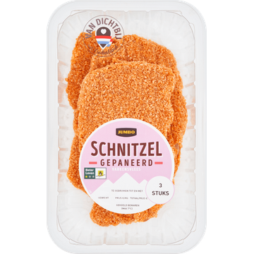 Jumbo Varkensschnitzel Gepaneerd 3 Stuks | Flickmyhouse