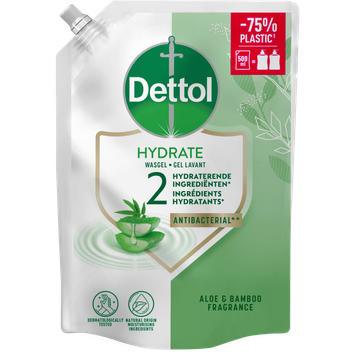 Dettol Hydrating Wasgel Aloe Vera Navulling 500 ml bij Jumbo | Flickmyhouse