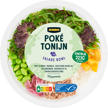 Jumbo Salade Poke Bowl Tonijn 350 g | Flickmyhouse