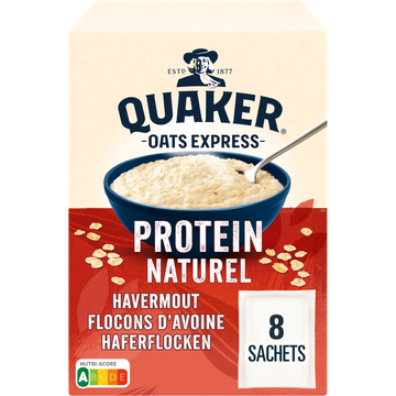 Quaker Oats Express Havermout Proteine Naturel 302 gr bij Jumbo | Flickmyhouse