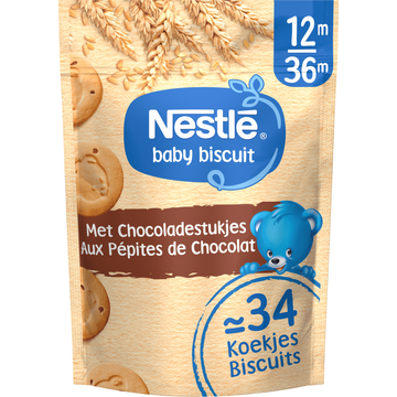 Nestle Baby Biscuit met Chocoladestukjes 12m/36m 150 g bij Jumbo | Flickmyhouse