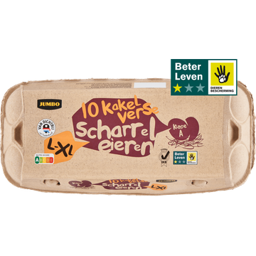 Jumbo Scharreleieren LXL 10 Stuks | Flickmyhouse