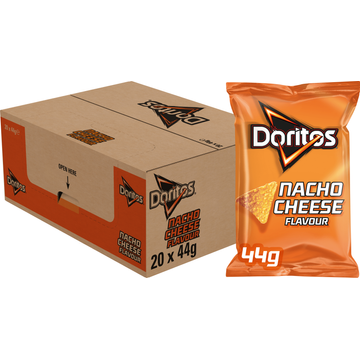 Doritos Nacho Cheese Tortilla Chips 20 x 44 g bij Jumbo | Flickmyhouse