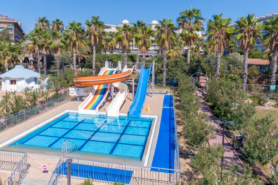 LiggingSeher Kumköy Star Resort & Spa ligt direct aan een breed zandstrand