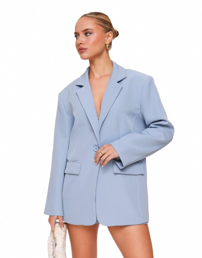 Blauwe Lange Zomer - Blazer | Olivia & Kate