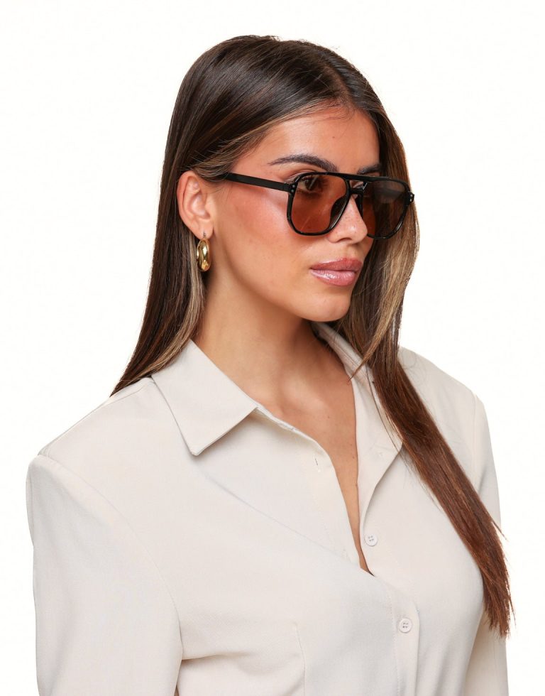 Bruine Retro - Zonnebril | Olivia & Kate