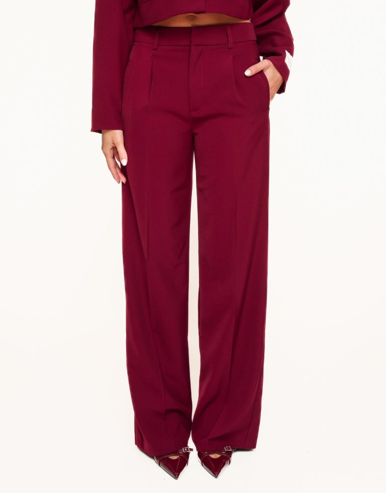 Burgundy Rode STUDIO - Pantalon | Olivia & Kate