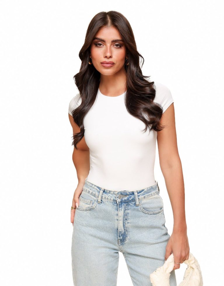 Creme Basic SS - Top | Olivia & Kate