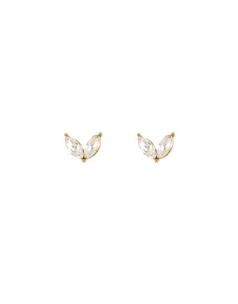 Gouden Klassieke Zirkonia Studs - Oorbellen | Olivia & Kate