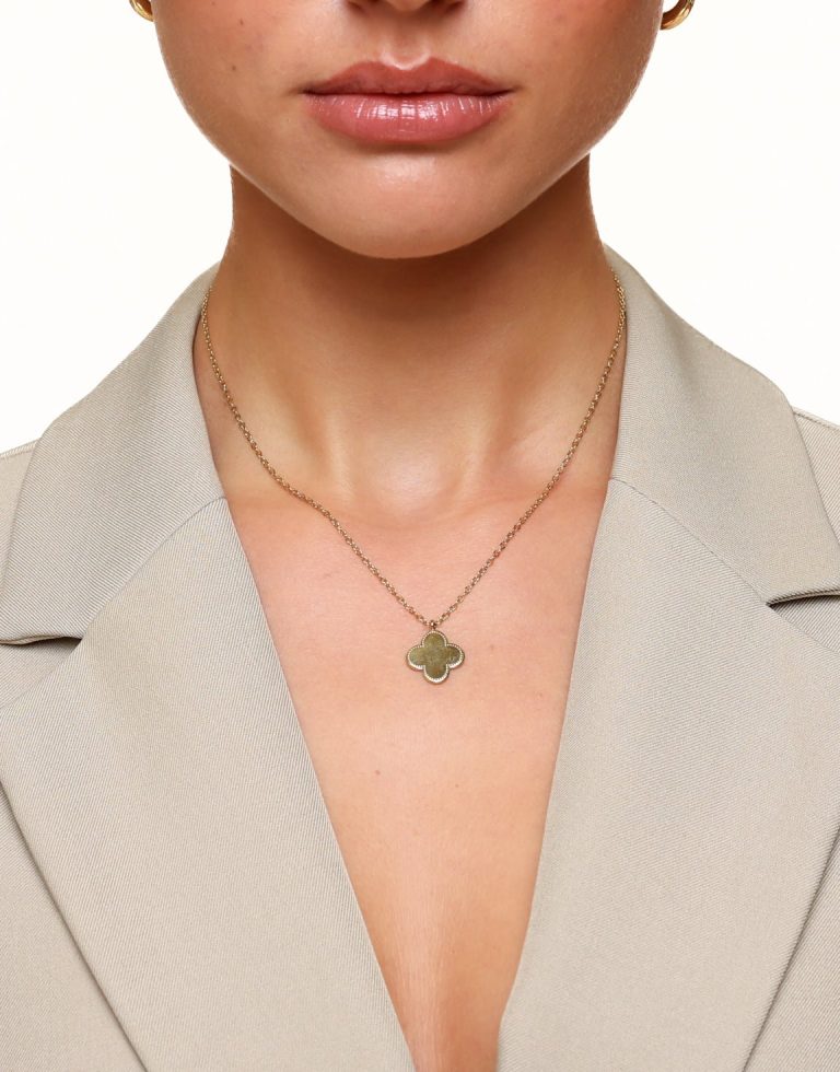 Gouden Klaver - Ketting | Olivia & Kate