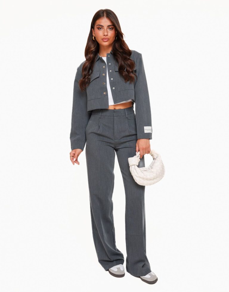 Grijze STUDIO - Pantalon | Olivia & Kate