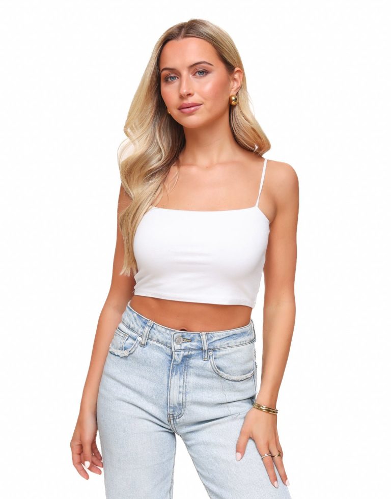 Witte Basic Bandeau - Top | Olivia & Kate