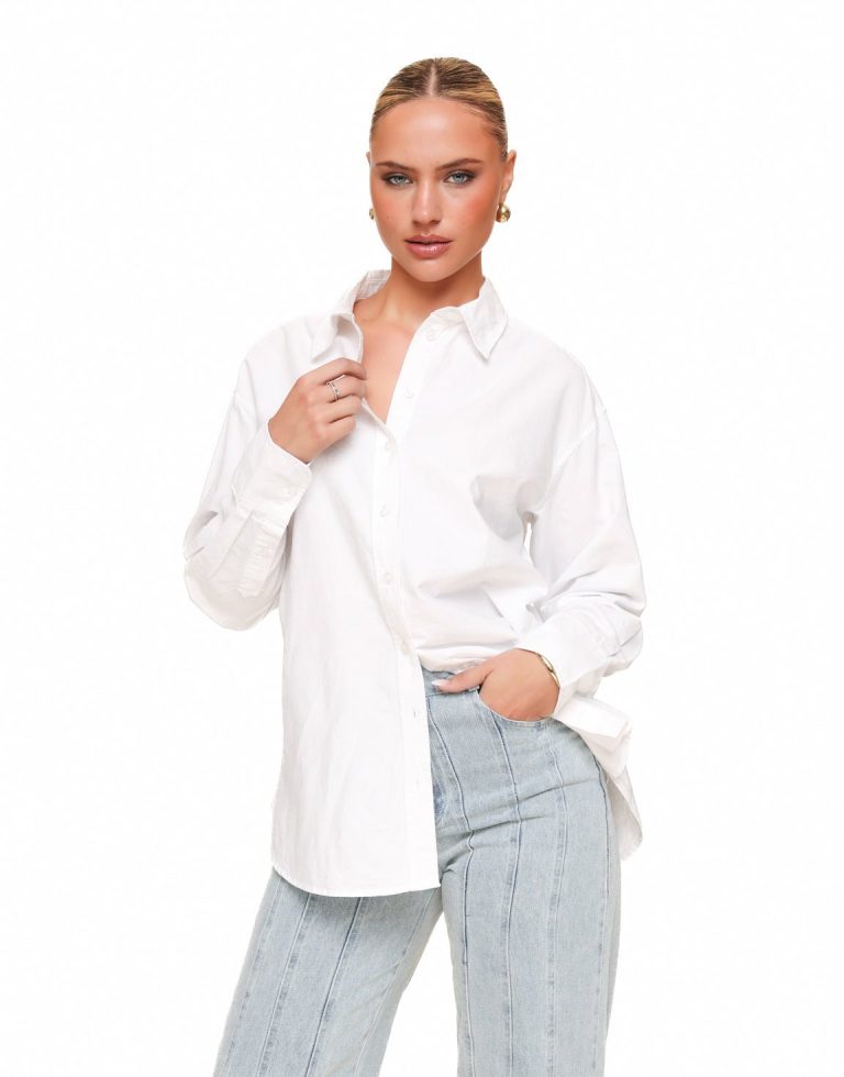Witte Basic - Blouse | Olivia & Kate