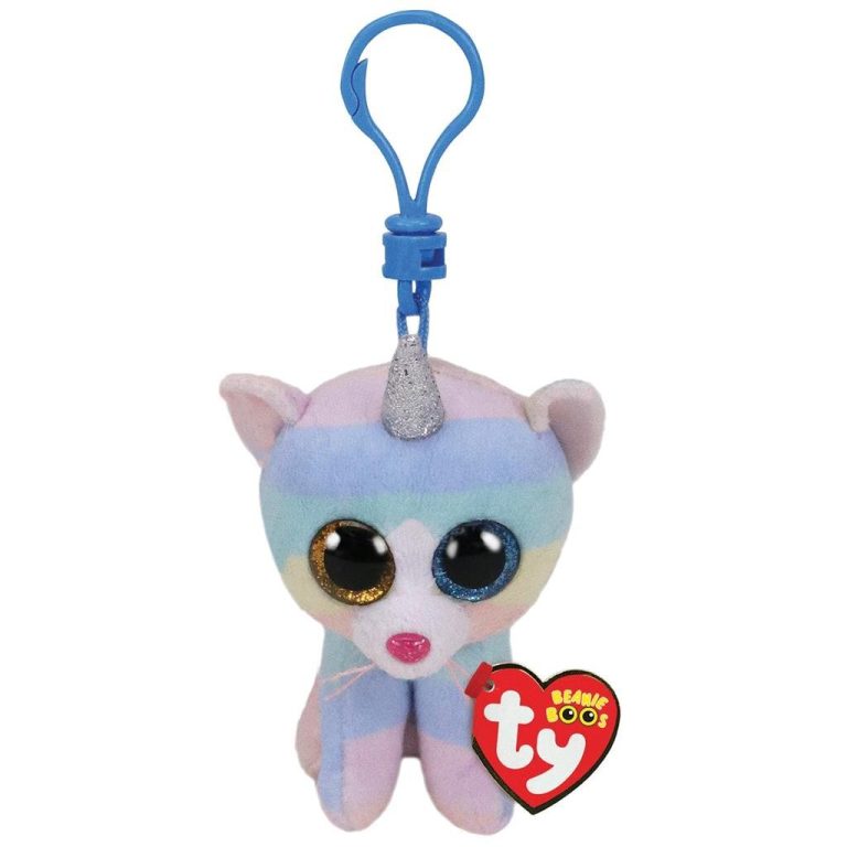 TY Beanie Boo's Clip Knuffel Kat Heather | Kopen bij Flickmyhouse