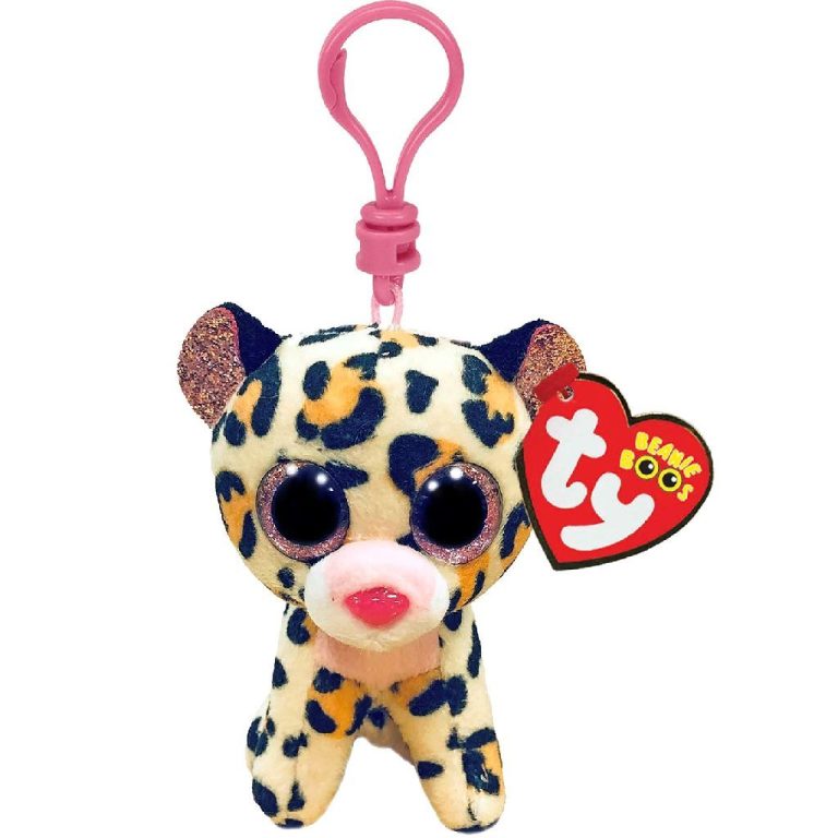 TY Beanie Boos Clip Knuffel Luipaard Livvie 7 cm | Kopen bij Flickmyhouse
