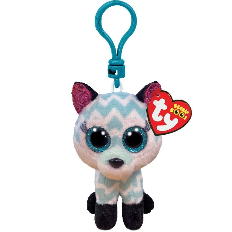 TY Beanie Boos Clip Knuffel Vos Atlas 7 cm | Kopen bij Flickmyhouse