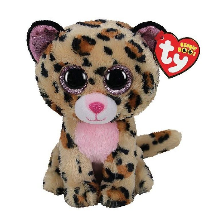 TY Beanie Boos Knuffel Luipaard Livvie 15 cm | Kopen bij Flickmyhouse
