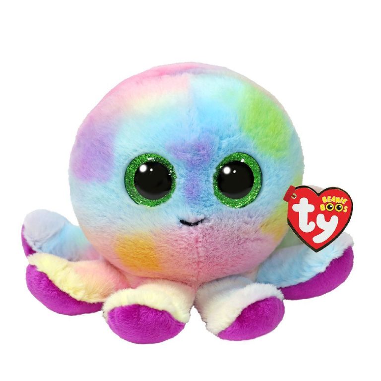 TY Beanie Boos Knuffel Octopus Bubbles 15 cm | Kopen bij Flickmyhouse