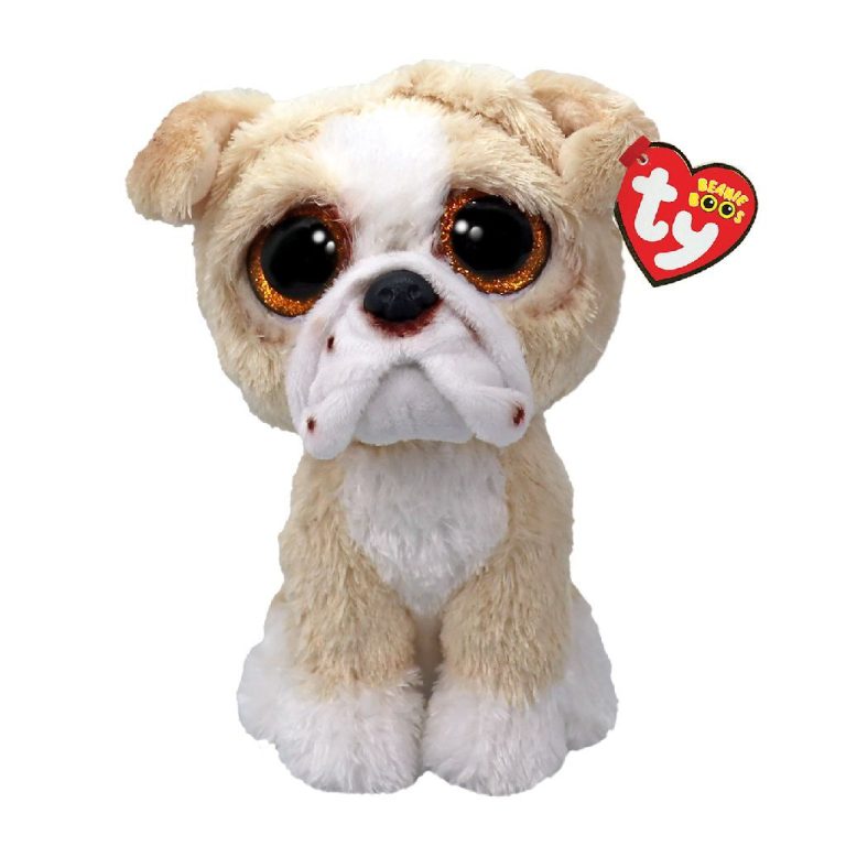 TY Beanie Boos Knuffel Buldog Pooch 15 cm | Kopen bij Flickmyhouse